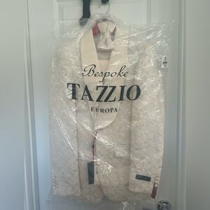 Bespoke Tazzio Europa ivory tuxedo 38L